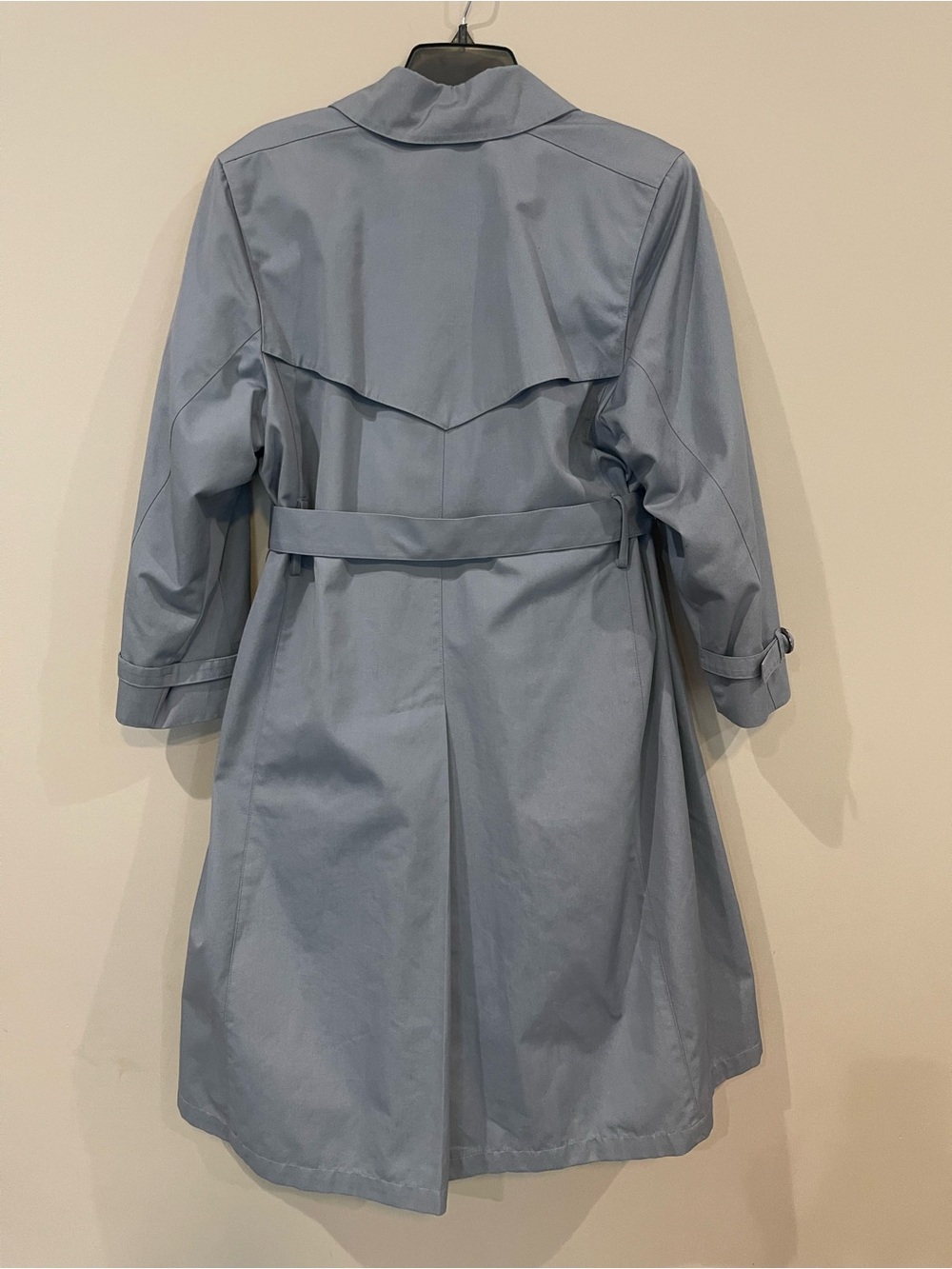 Vintage London Fog Grey Trench Coat with Belt